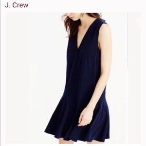 J. Crew Sleeveless Flounce dress